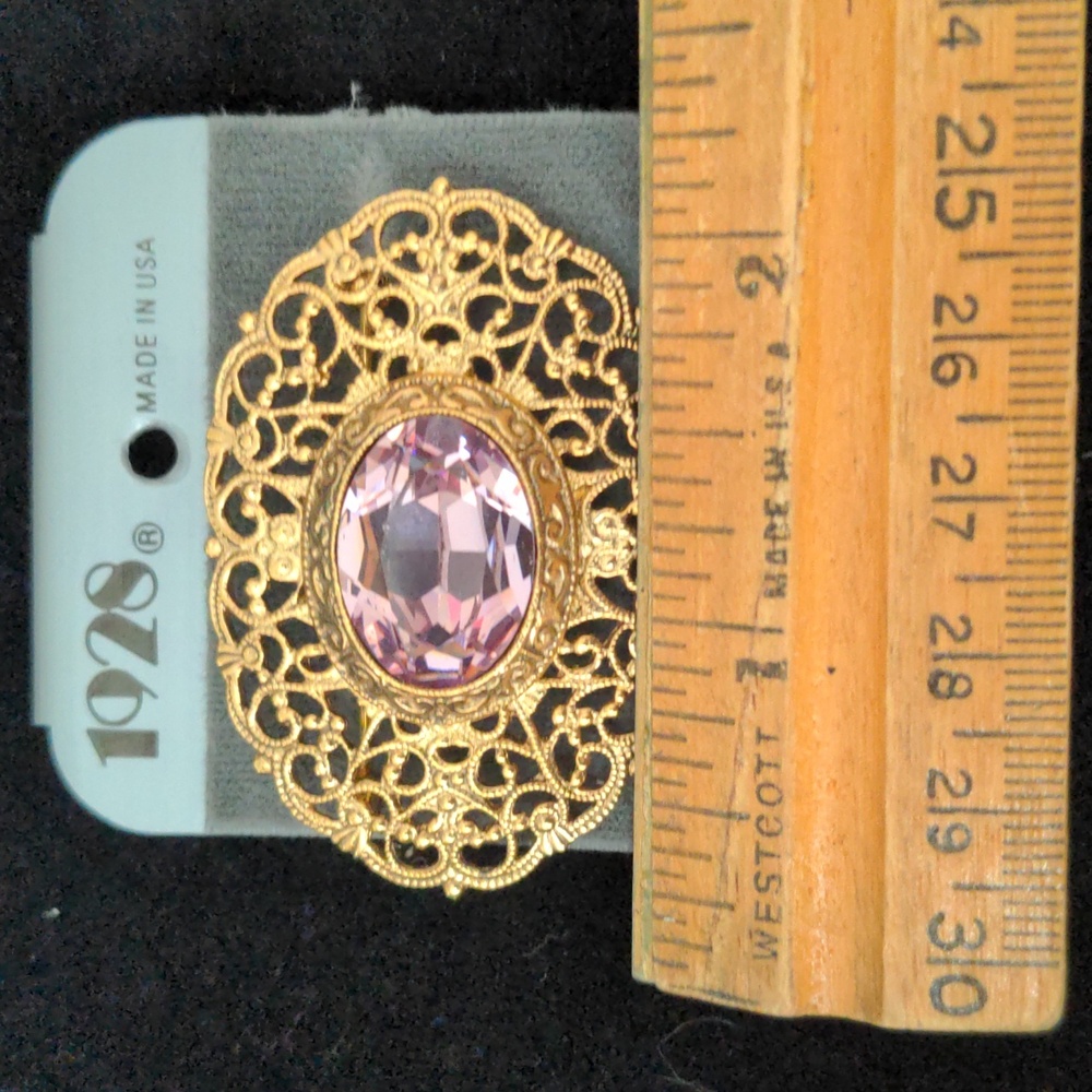 1928 Brand Brooch - Picture 3 of 5